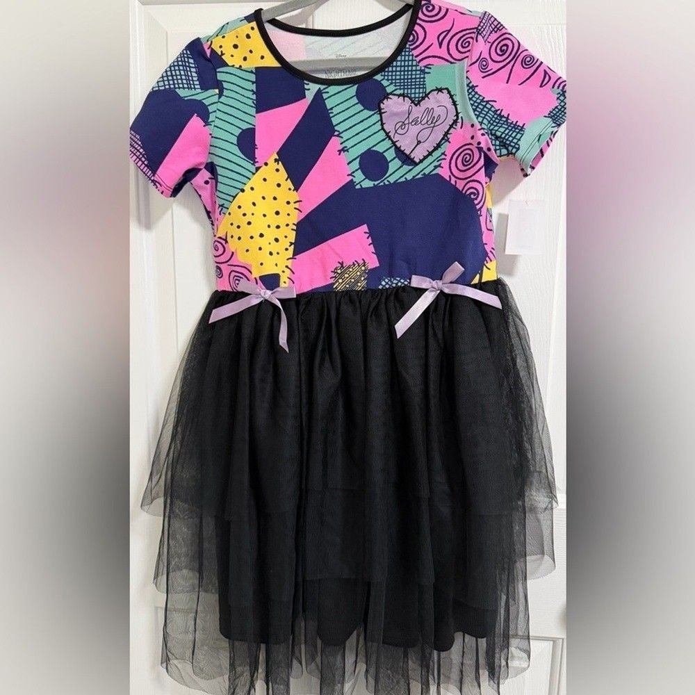 Disney Girls' Nightmare Before Christmas Sally  character dress, Size 14 NWT